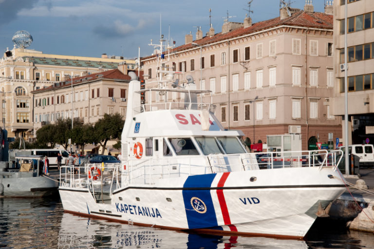 Záchrana Čechů ztracených na moři v Chorvatsku