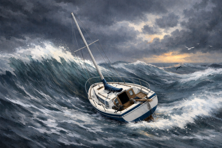 Lying ahull – jak uvést loď do driftu bez plachet a ulevit posádce