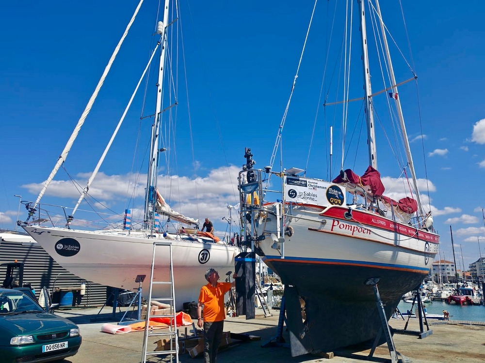 Technické přípravy jachty pro Golden Globe Race 2026